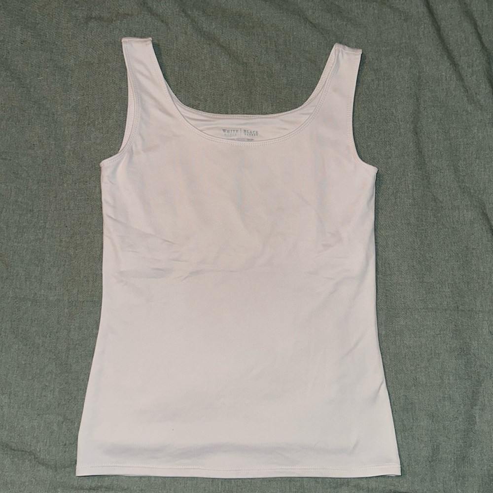 White House Black Market basic white tank top